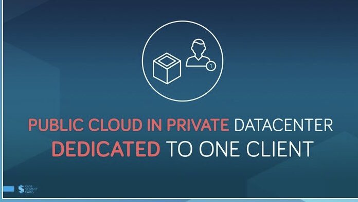 #OVHSummit great annonce! #CloudComputing
