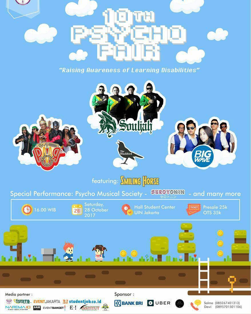 #CampusReview kali ini bakal ngebahas event 10TH PSYCHOFAIR 2017 dari DEMA Fakultas Psikologi UIN Syarif Hidayatullah Jakarta