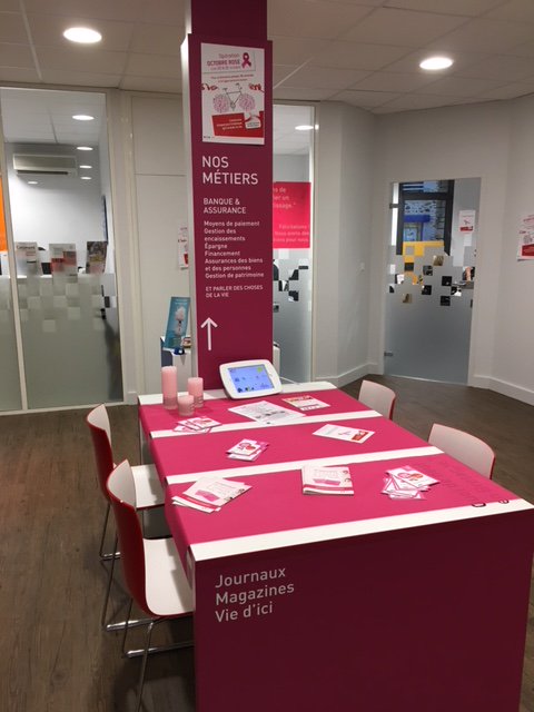 L'agence du CMB de Plérin se transforme pour vous accueillir nombreux à partir de vendredi après midi
#OctobreRose