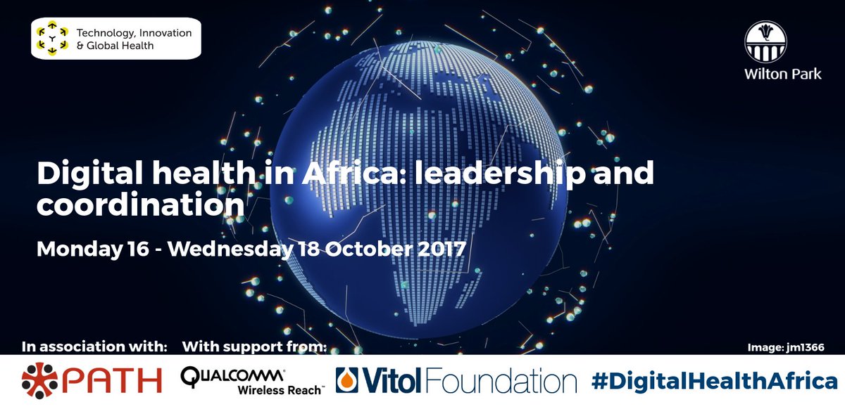 WiltonPark's tweet photo. Day 2 of 1st #HealthInnovationWP mtg - #digitalhealth strategies: policy, governance &amp; finance | Follow #DigitalHealthAfrica for updates 🌍 https://t.co/nXB2D4wvK4
