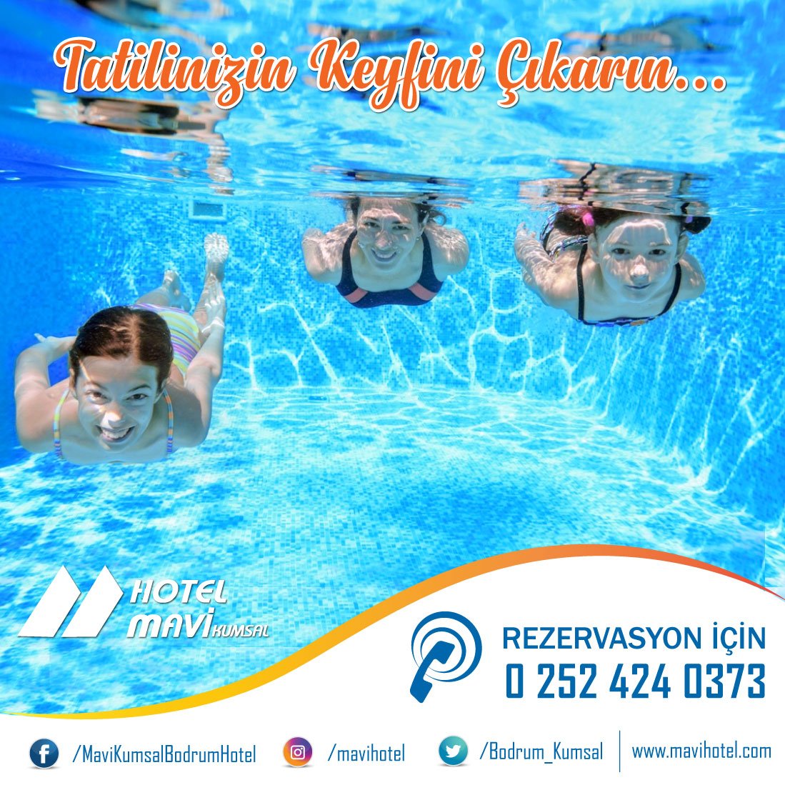 Mavi Kumsal Hotel Bodrum
📬mavihotel.com                  
☎0 252 424 03 73 
☎Whatsapp&amp;Viber:0 553 268 81 82
#tatilyapmayankalmasın