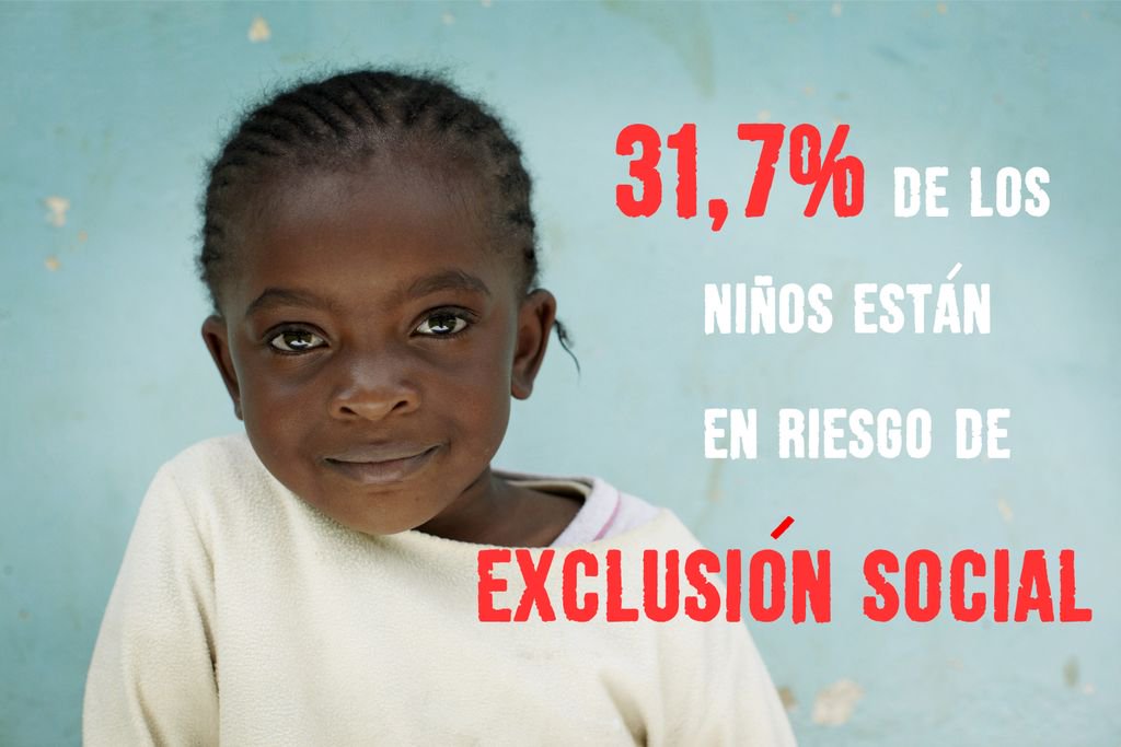 AldeasEspana's tweet photo. Hoy en e Día Internacional Para La Erradicación De La #Pobreza, recordamos que el 31% de los niños están en riesgo de exclusión social https://t.co/L39hxtgvxV