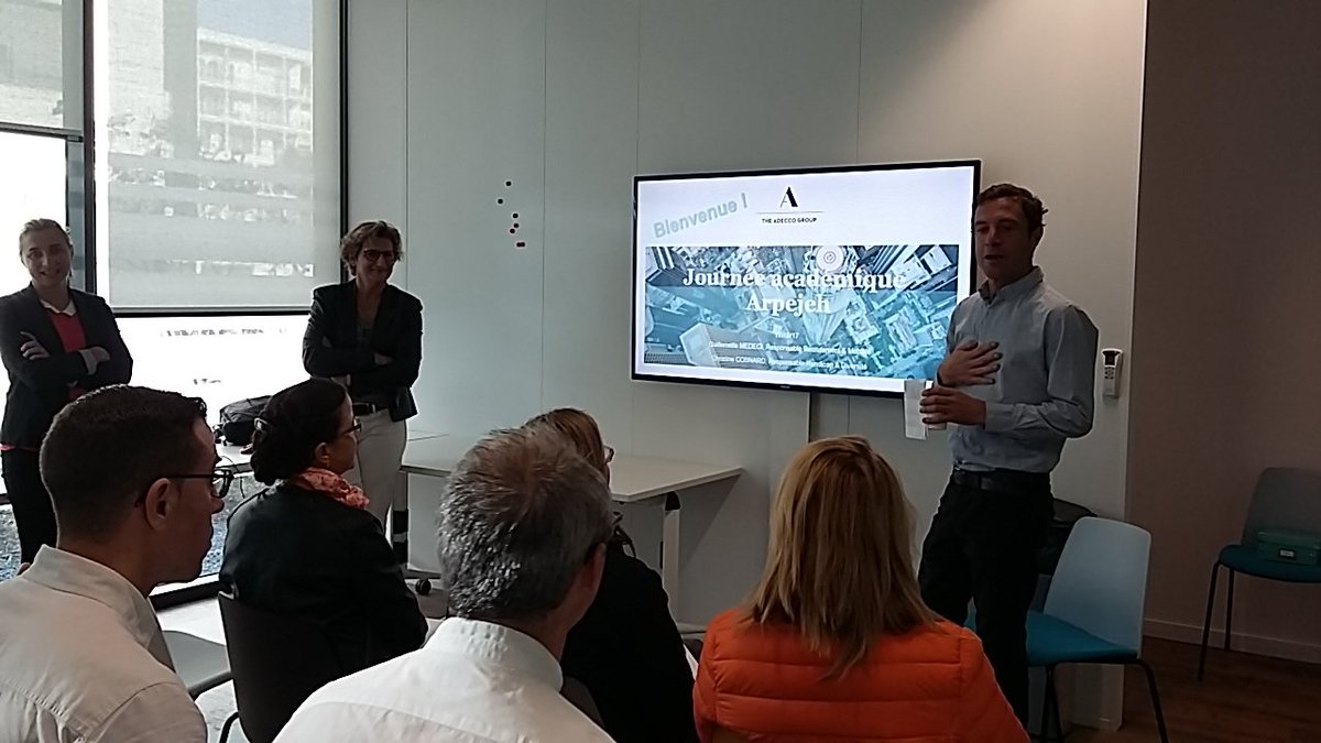 Comment aider les jeunes en situation de #handicap à trouver un stage? <a href="/CosnardChris/">CCosnard</a> <a href="/Guillemette1/">Guillemette Médeci</a> témoignent pour @Arpejeh à <a href="/AdeccoGroupFR/">The Adecco Group FR</a>