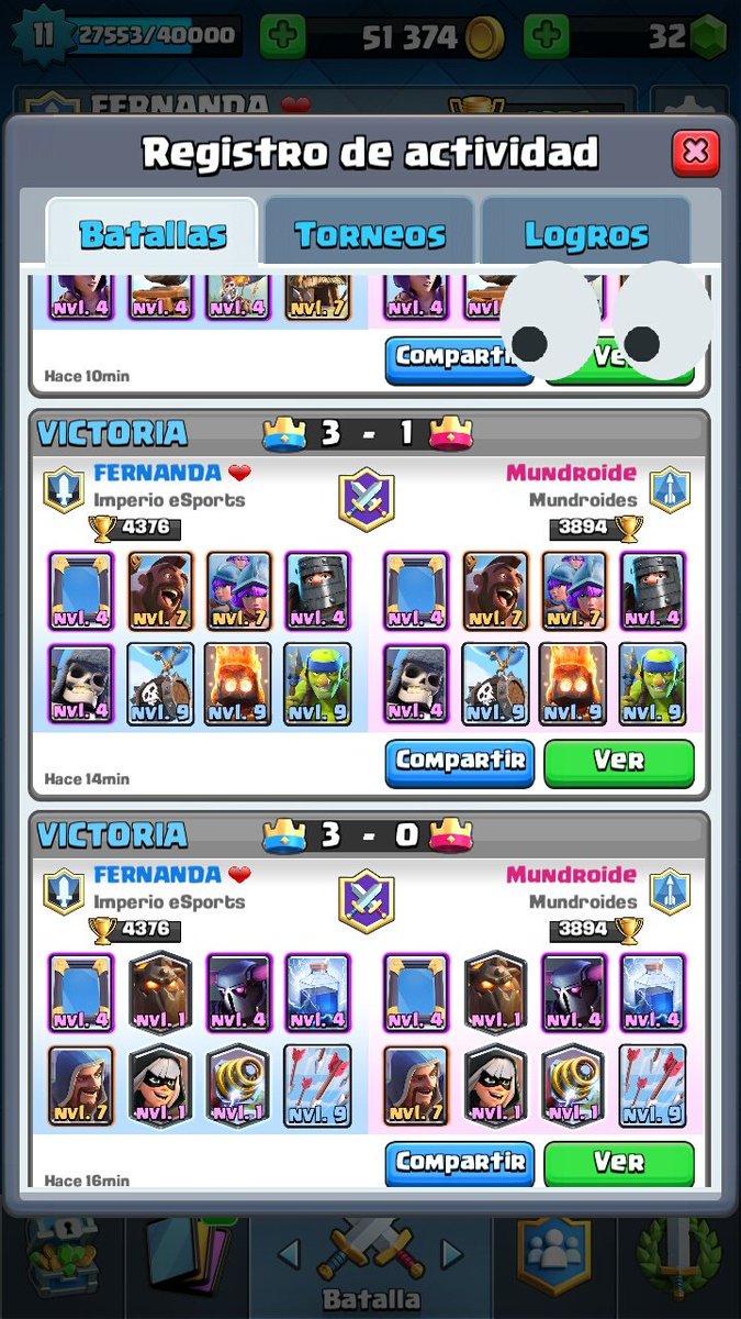 ImperioeSports's tweet photo. @ClashRoyale mmm....@Mundroide https://t.co/g0QYgSNHxq