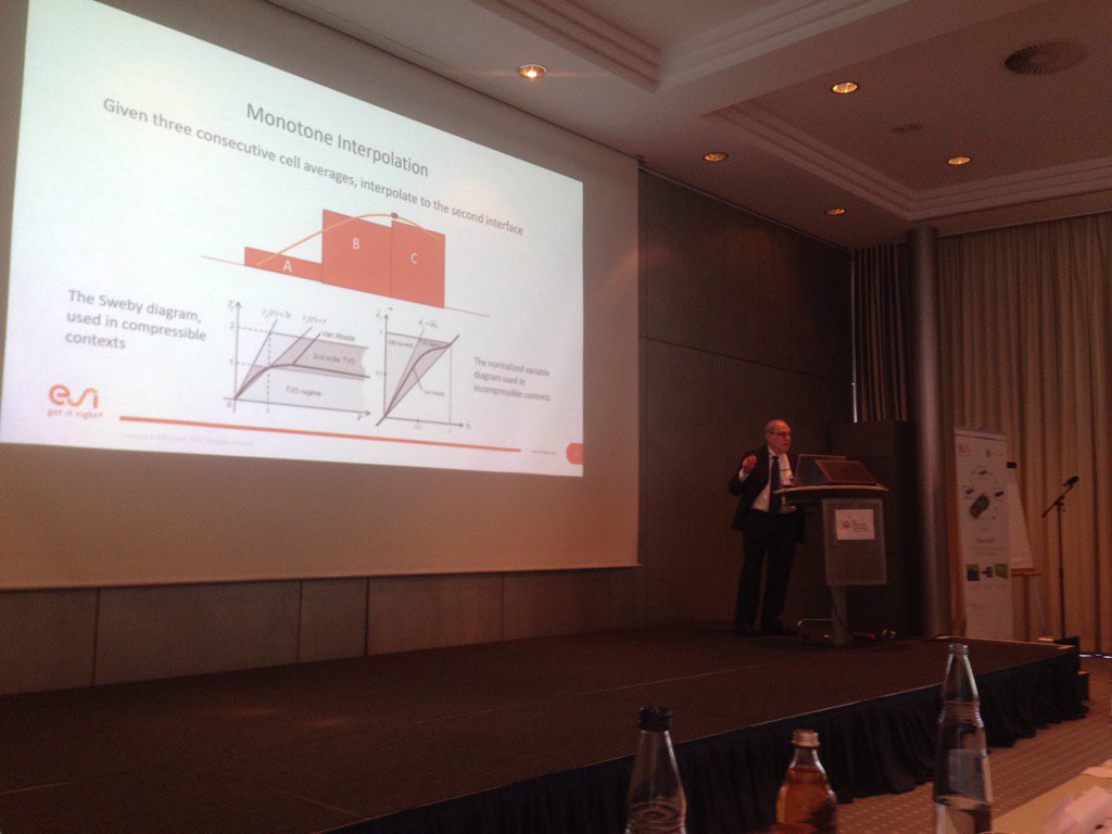 We are honored with Prof. Roe's lecture on compressible flow #CFD opening the #OpenFOAM  #conference.  #OFConf2017