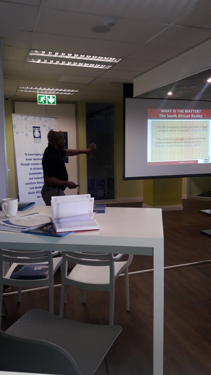 Dr Albert Modi <a href="/UKZN/">University of KwaZulu-Natal</a> shares the findings from <a href="/WaterResearchSA/">WRC</a> study on water use of indigenous grain and legume food crops #WorldFoodDay