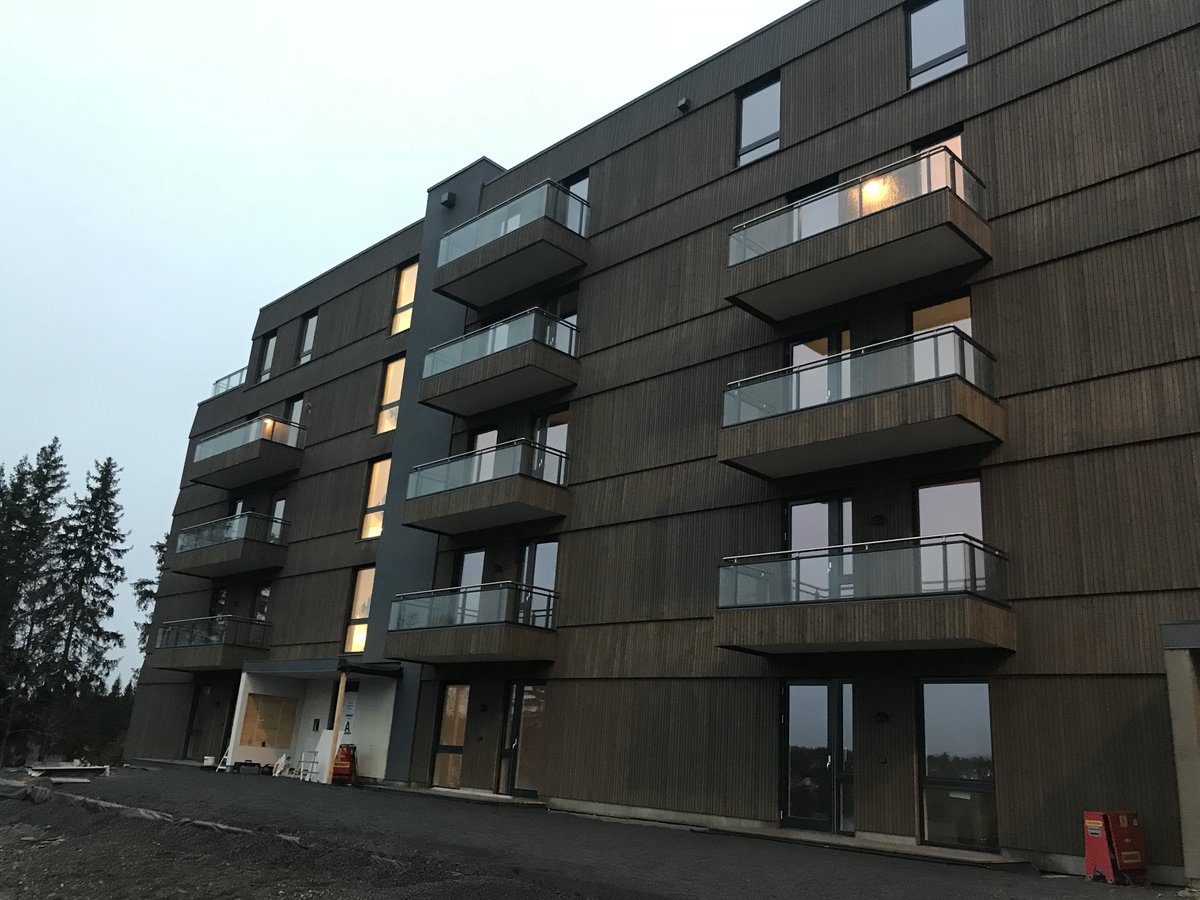 IrPaGroup's tweet photo. Solhøgda Lillehammer. Flott utsikt, godt bygg. @Veidekke_ASA #lufttetthet #tetthetskontroll https://t.co/GYUBimkiz6