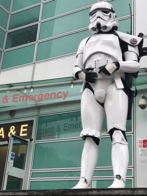 May the force be with us today <a href="/BTHFT/">Bradford Teaching Hospitals NHS FT</a> <a href="/BTHFTnewwing/">New Hospital Wing</a> Storm Troopers here we come!