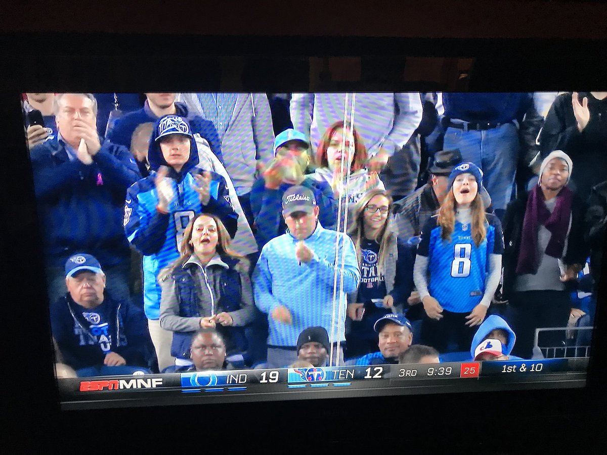 Great game until I was spied on by   <a href="/espn/">ESPN</a> #TennesseeTitans #MNF #titans #Colts <a href="/Titans/">Tennessee Titans</a>