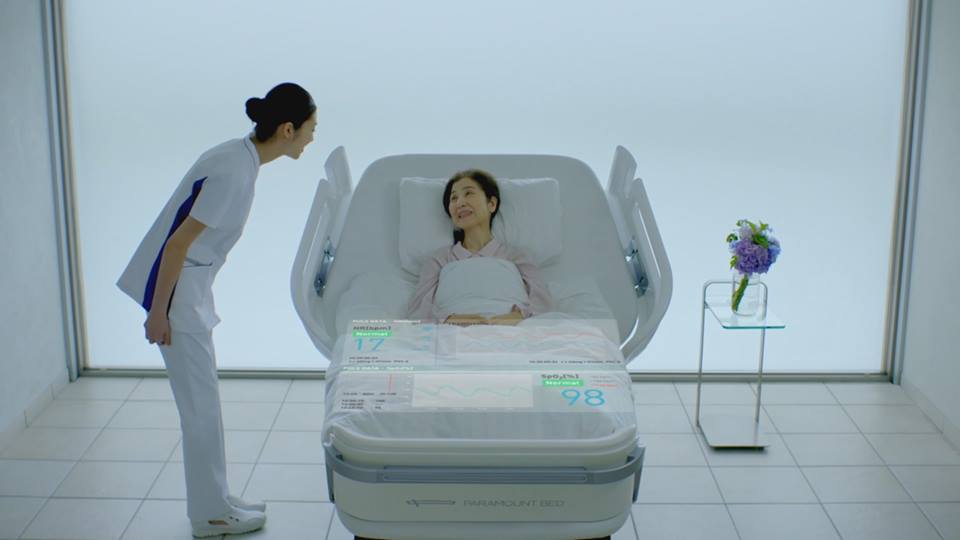 パラマウントベッド公式 ar Twitter “\医療・介護の近未来！？／ 2017年度グッドデザイン賞を受賞したベッドサイドケア情報統合