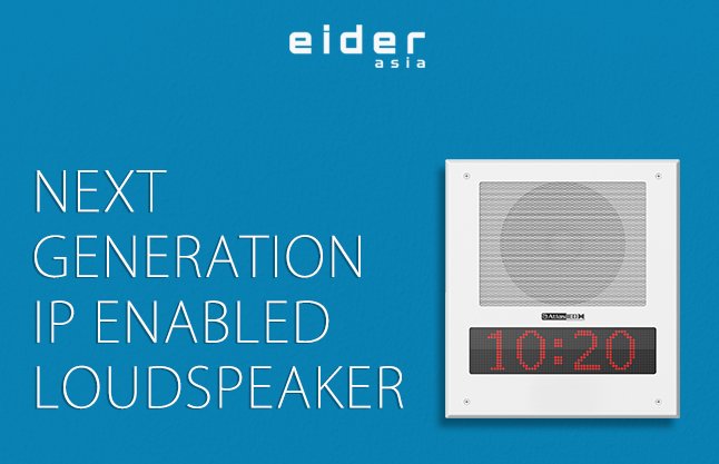 eiderasia's tweet photo. IP loudspeakers r the chosen solution for commercial environments with thousands of installations ranging frm corporate enterprise, schools. https://t.co/t716dSsBUw