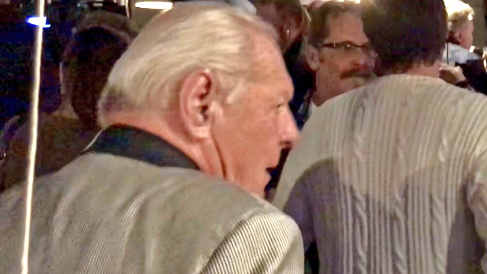 JohnHimpe's tweet photo. Also in the crowd at @TeamBillSmith HQ is homebuilder Cal Wenzel. #yycvote https://t.co/U3a6OgV3A3
