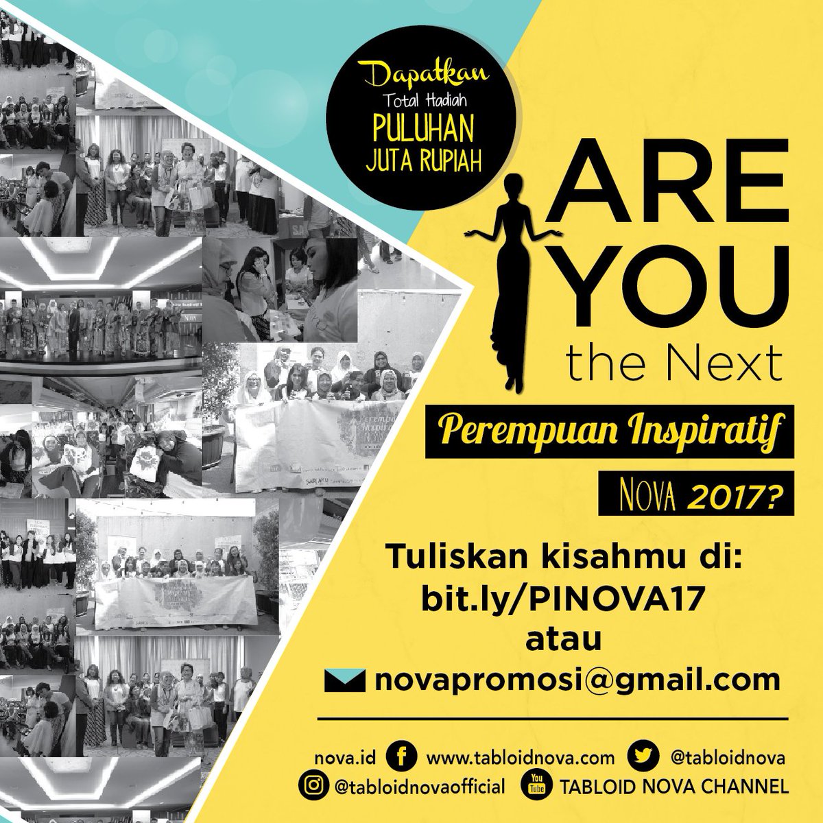 IntisariOnline's tweet photo. "Submit kisah inspiratifmu di https://t.co/nj578R9aUJ & dapatkan hadiah jutaan rupiah!
#PINOVA2017 #DoCollaborate" https://t.co/Inz2XukQdr