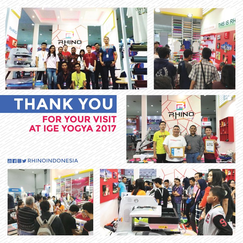 Rhino_Indonesia's tweet photo. Terima kasih #Rhinovers, sdh menghadiri #IGE #JOGJAKARTA 2017, 12-15 Sept'17 di #JEC w/ #RhinoIndonesia & #WujudUnggul. #rhinoflex #rhinotec https://t.co/RZsSbWspHm