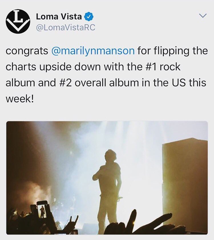 Stoked on this! #marilynmanson #heavenupsidedown