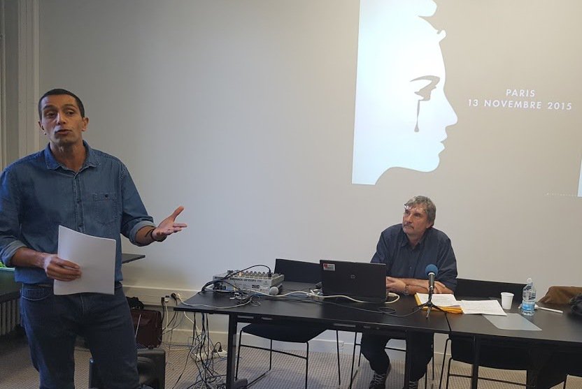 LpoA_Fournier32's tweet photo. #AP2nde Projet #JusteHumains : Conférence de Philippe Leconte, professeur en #CPGEHEC sur le thème : La France est-elle en guerre ? https://t.co/BTYKuQWovR