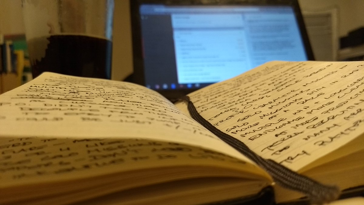 SingleCombatCG's tweet photo. Compiling pages of notes from playtesting Free Luna at #bigbadcon2017. So many great ideas from smart designers. https://t.co/NxtD6JzPxd