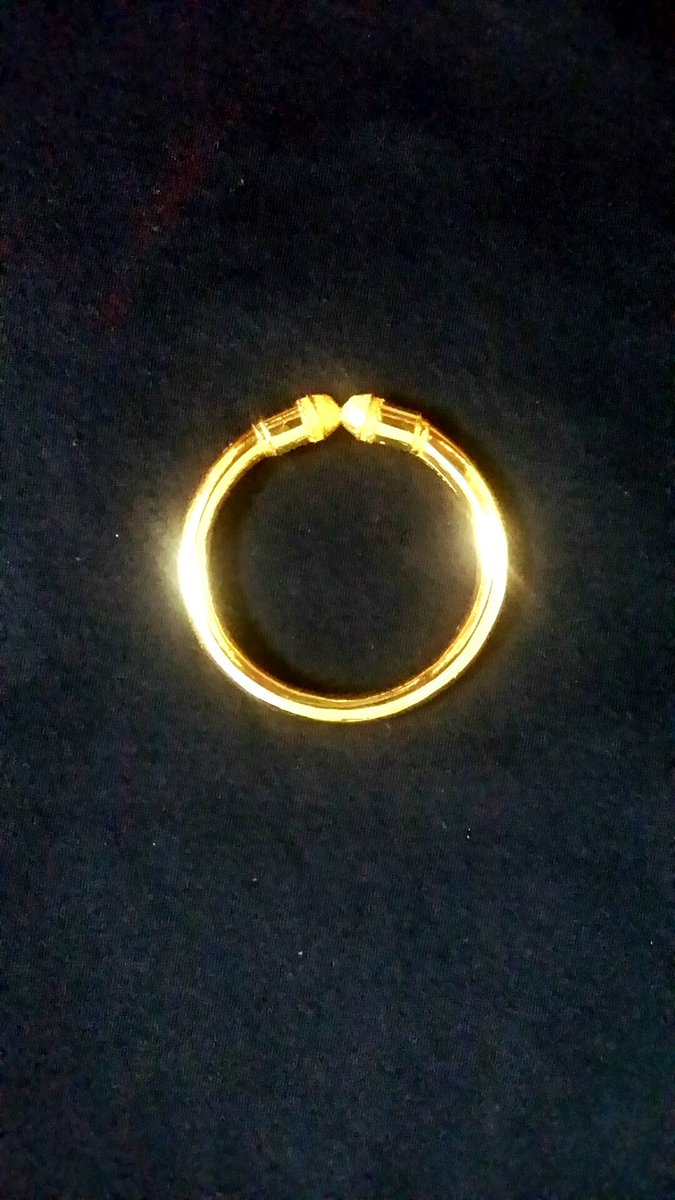 AJAYBlj's tweet photo. Hallmarked 916 ladies stunning bangle by BLJ GOLDS AND DIAMONDS. Prop. Ajay Verma. https://t.co/3cZrZFvdRJ
