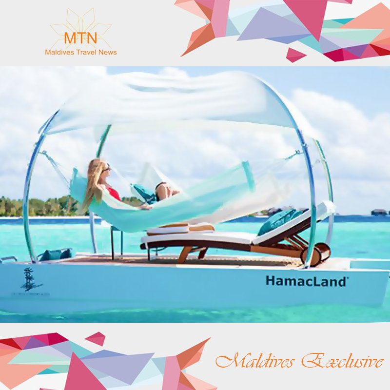 MaldivesTN's tweet photo. New Floating Hammock at Lily Beach
https://t.co/YeBLNUrwZ6
@lilybeachresort #mtnews https://t.co/jp6fFmjFs6