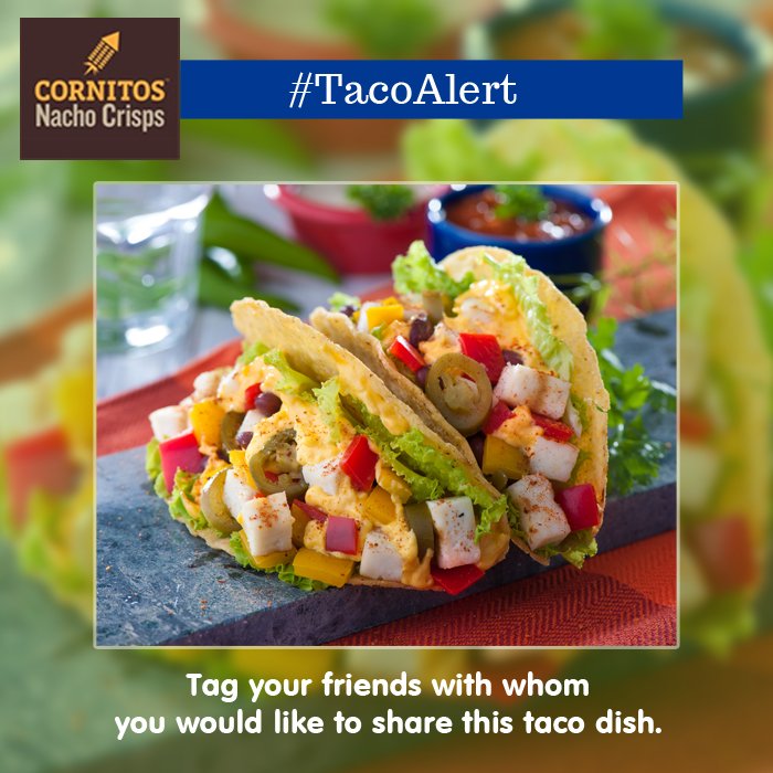 cornitos's tweet photo. #TacoAlert
Tag your friends with whom you would like to share this taco dish.
#Like #Share #Comment #Tag https://t.co/2b1iGLiFUd