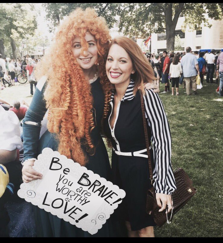 SweetDee04's tweet photo. Merida and I have a message for you.
#bebrave #youreworthyoflove #disney #scottishprincess #strongwomen https://t.co/qHMYuxCajL