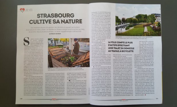 I Bike Strasbourg cité comme blog référence, dans l'article « #Strasbourg cultive sa nature» du hors-série de l’Express...
#veloptimiste