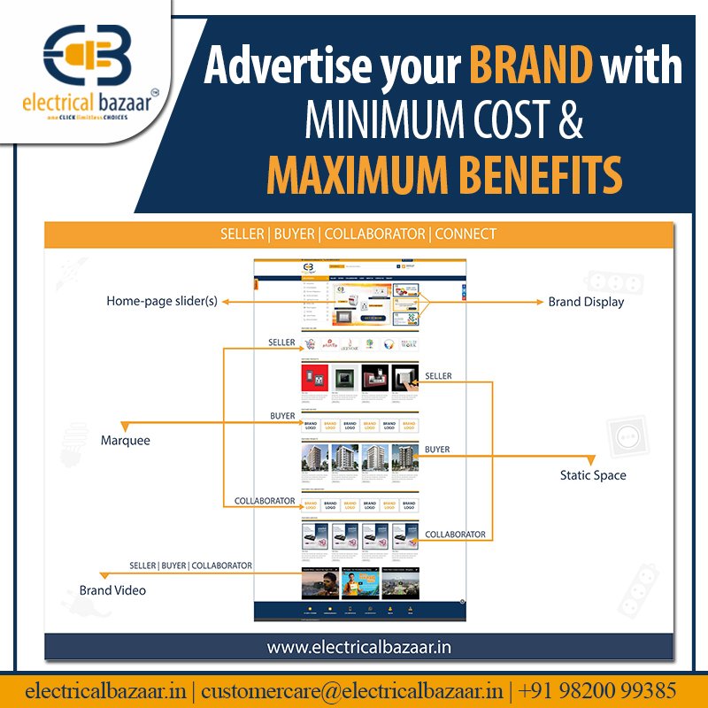 eb_india's tweet photo. Increase #sales increase & visibility .drive higher #traffic #ElectricalBazaar Visit - https://t.co/yJz70sRDNh /+91-9820099385. https://t.co/1N4igBiwhX