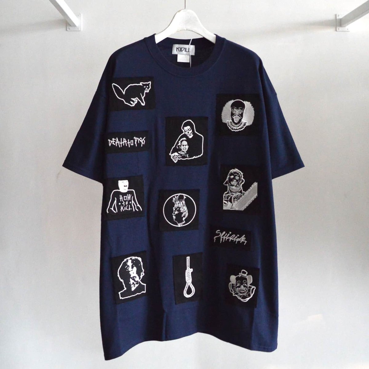 kidill ホラーパッチシャツ KIDILL キディル ホラーパッチミリタリー