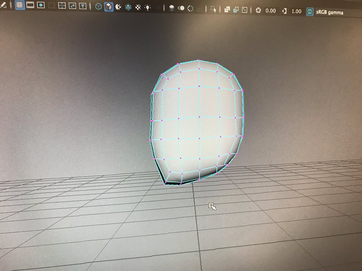 mango_yeah's tweet photo. 顔作るのムズい……
※横顔

#MAYA2016.5 #polygon https://t.co/OgyFN5hAsM
