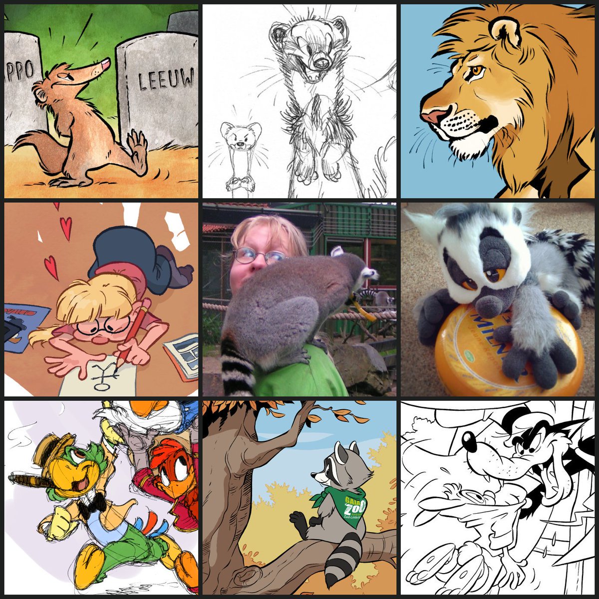 Hi! I'm Henrieke, an artist from the Netherlands. I draw Disney comics, Woezel & Pip, Tom Poes and lots of animals! #artistsontwitter