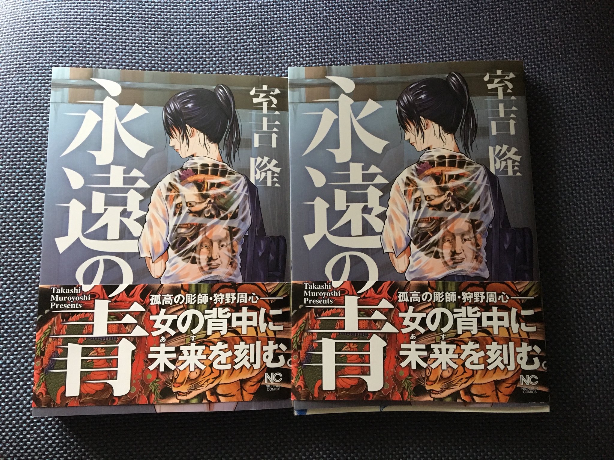 ムロヨシ タカシ 室吉隆 A Twitter 献本いただきましたー 正面と背扉です 書店で探す時の参考に ェ