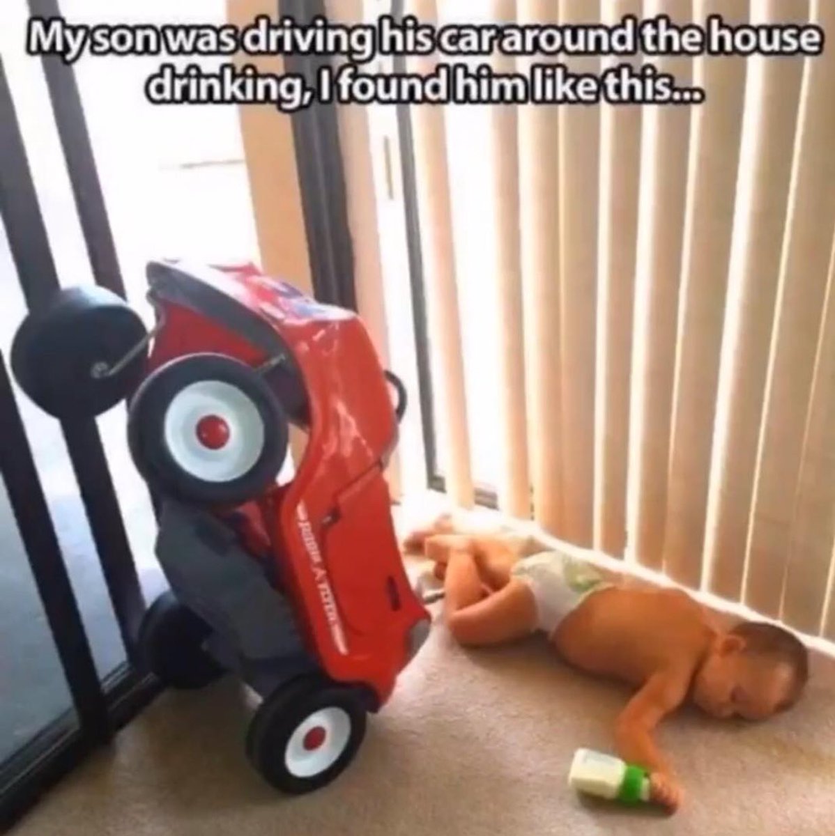 TipsForNewDads's tweet photo. And you thought you were having a bad day? Via @AwsomeDads #drunkdriving #drunkdriver #toddler  #parenting #parentinghumor #dadlife #naptime https://t.co/MxFqHWHT16