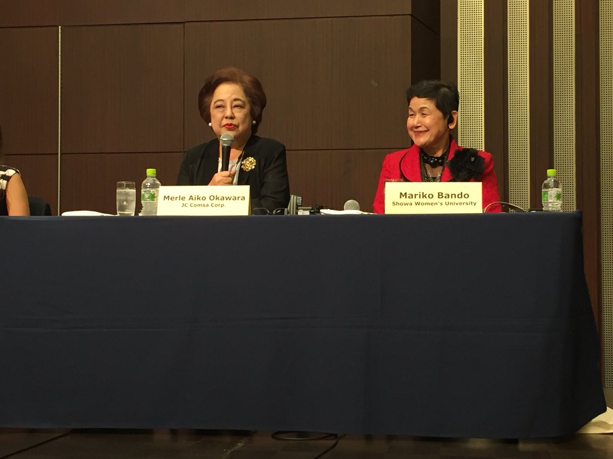 LindaSherman's tweet photo. Ageless workforce breakout session #WIBsummit2017 Merle Aiko Okawara, Mariko Bando have done much to pave the way for other women &amp; #seniors https://t.co/YJriW6mV7n