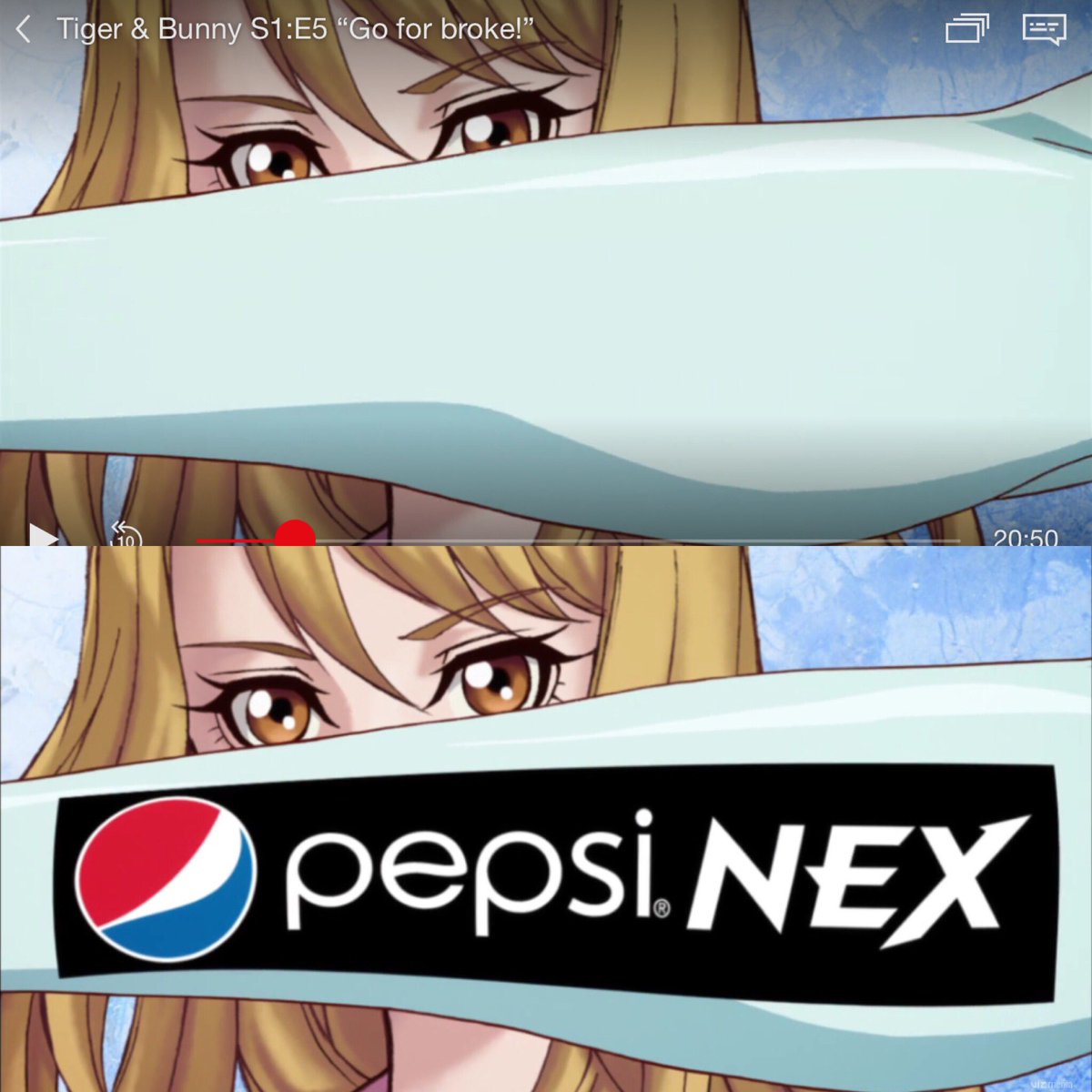 Kelly Onelani Woah So It S True No Corporate Sponsors In Tiger Bunny On Netflix But The Product Placement Actually Serves A Purpose And Adds Charm T Co Bwageo9nok