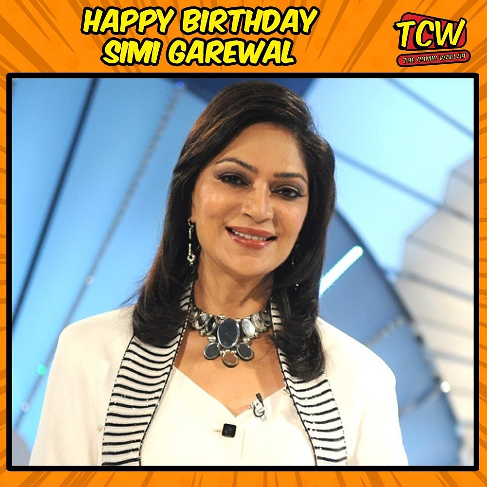 Happy birthday, the most ravishing tv anchor, Simi Garewal. 