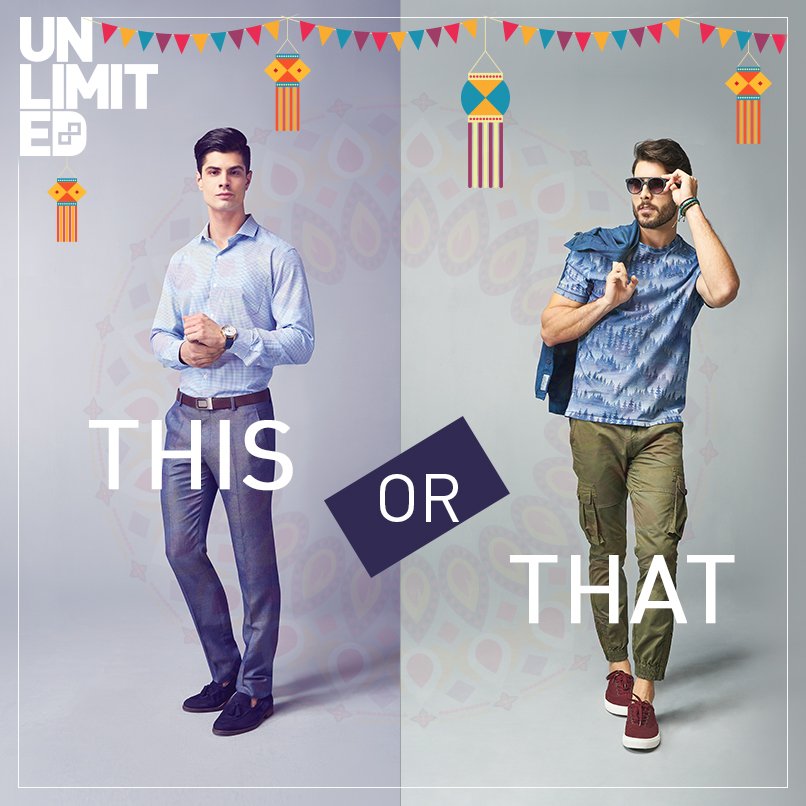 Unlimited_Ind's tweet photo. Happy #Dhanteras! Tell us in the comments below what your ideal look would be!
#iwantunlimitedlooks #happydiwali #unlimitedfamilyfashion https://t.co/PpuUGLRr3i