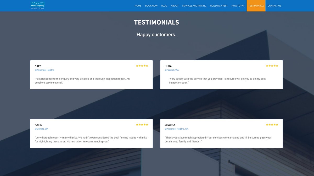 Perth_Inspect's tweet photo. That's what we like to hear... https://t.co/V32OZiWb2d #testimonials #referrals #happycustomers #inspections #perth #building https://t.co/4bCwMlqE1X