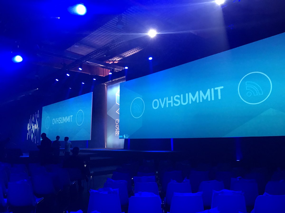 #OVHSummit so excited ;)