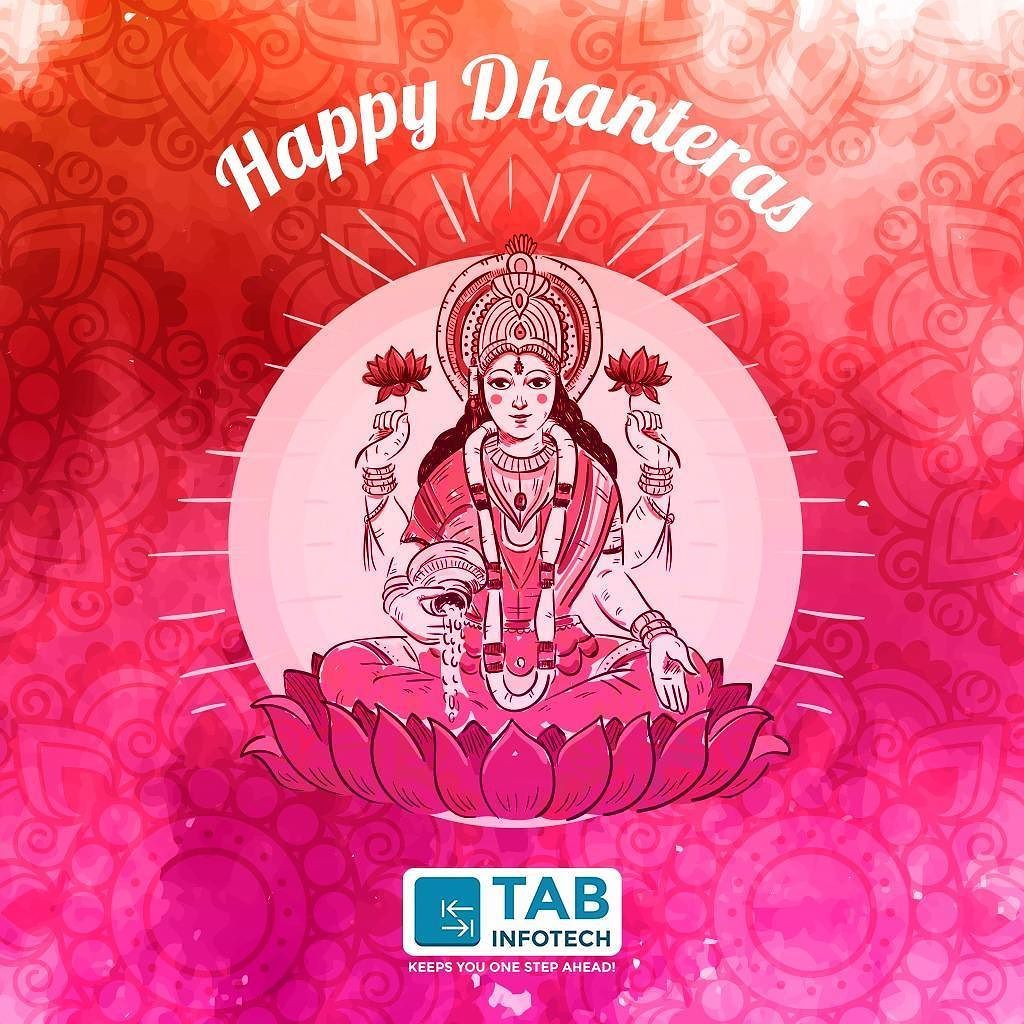 tab_infotech's tweet photo. TAB Infotech wishes you a very #HappyDhanteras !! Wish u 2 reach new heights of #success &amp; unlock new #ventures of… https://t.co/Ez94VdkgQ1 https://t.co/89MZ7RixhY
