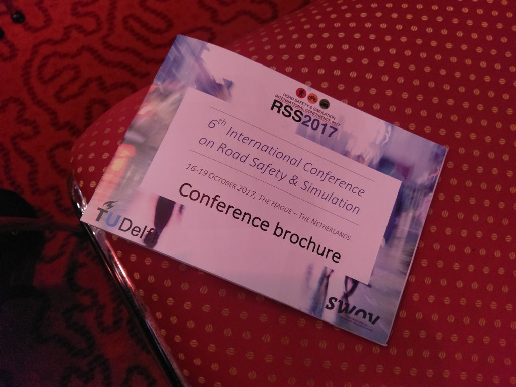 mastonline's tweet photo. In The Hague this week for the #RSS2017 conference, hosted by @tudelft & @SWOV https://t.co/Uw9iijL4rV