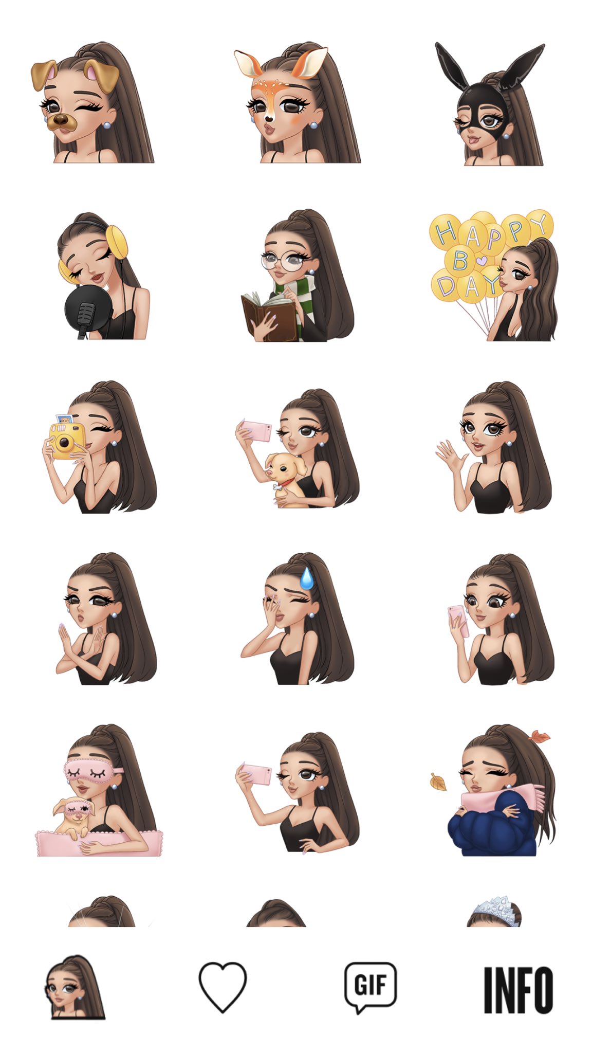 Ariana grande Стикеры