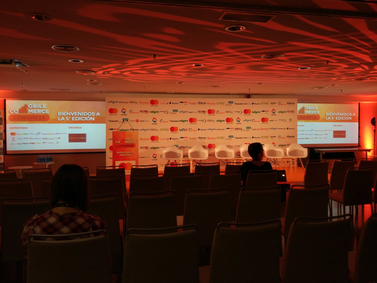 Todo listo para la V edición del Mobile Commerce Congress 2017.  En unos minutos arrancamos! 😎✌️ #MCCES17