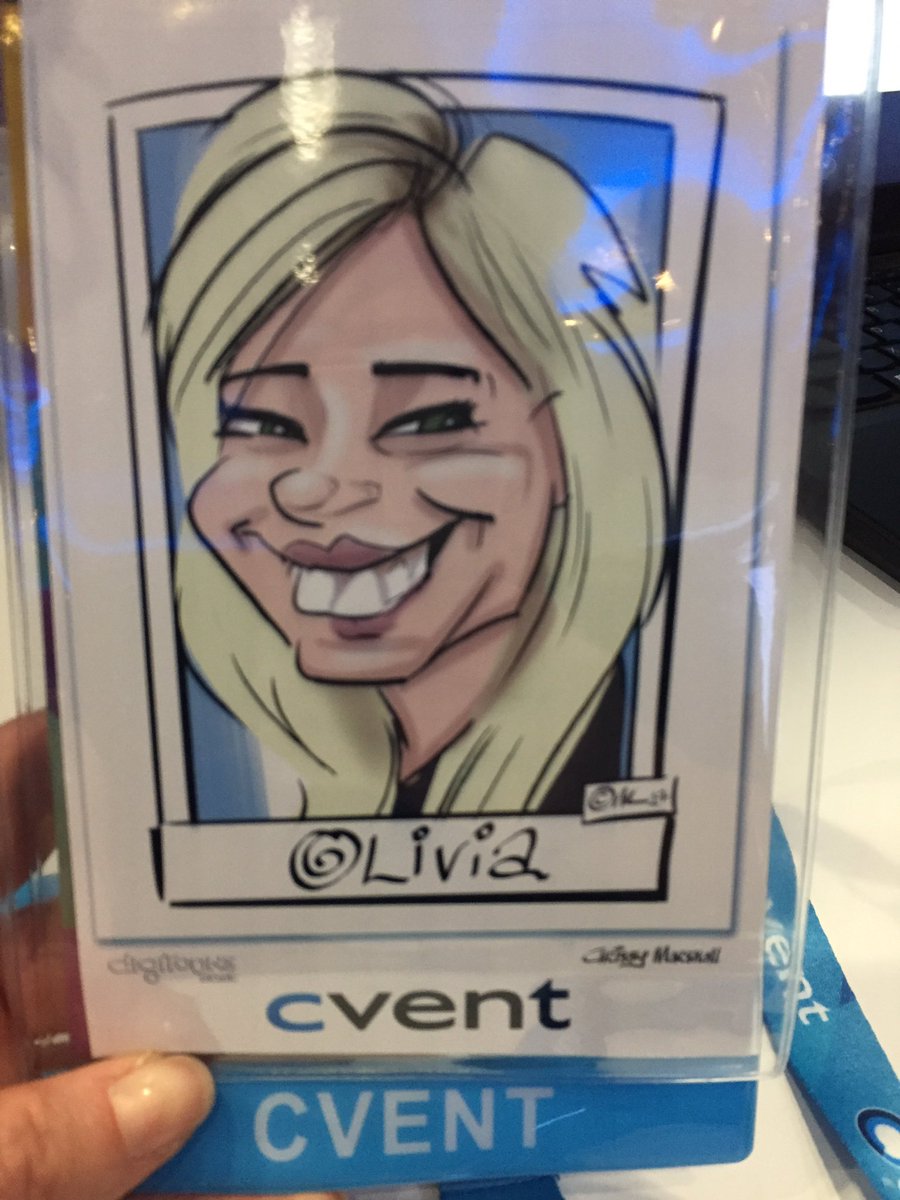 Ollycat8's tweet photo. A real Caricature ! Day 2 is buzzing @pullmanhotels   #CventCONNECTEurope https://t.co/x6VT0VgmOV