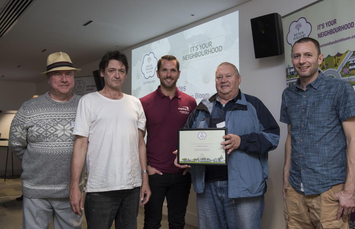 A huge honour for the garden team at St Leo's Church, Basford: an RHS National Certificate of Distinction for the beautiful church grounds.