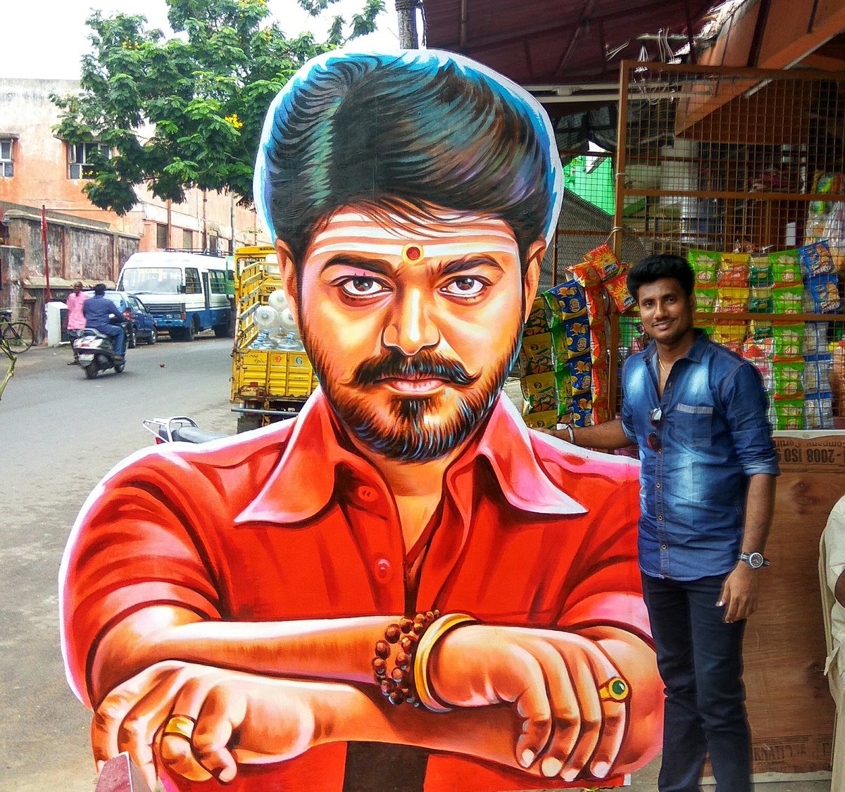 HENRY10SAMSON's tweet photo. @aditi1231 @ThenandalFilms @Hemarukmani1 @Atlee_dir #Mersal art https://t.co/oNYcaI28h5