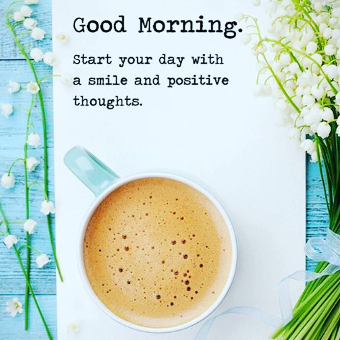 Start your #day with a #smile and #positive #thoughts 😊