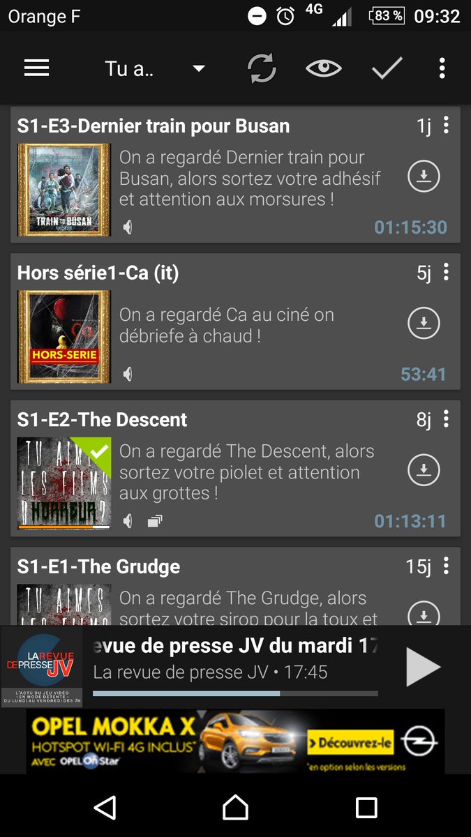 rano_LDDB's tweet photo. J'écoute depuis peu, le Podcast FR @talfho qui traite des films d'horreur. C'est très agréable à écouter (Il faut avoir vu les films avant). https://t.co/JYGYYh3Tmj