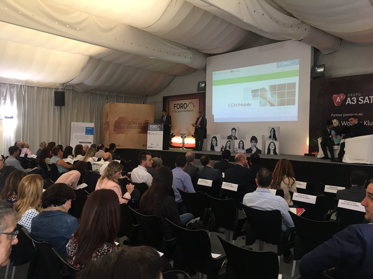 a3satel's tweet photo. Comenzamos el #ForoRRHHSevilla con la intervención de Ernesto Fernández, director de nuestro Grupo https://t.co/dzCwtZhVds