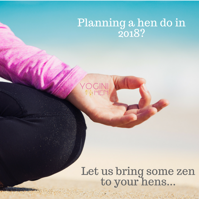 Planning a hen do in 2018? Let us bring some zen to your hens....#yogahendo #hendo #weddingplanning