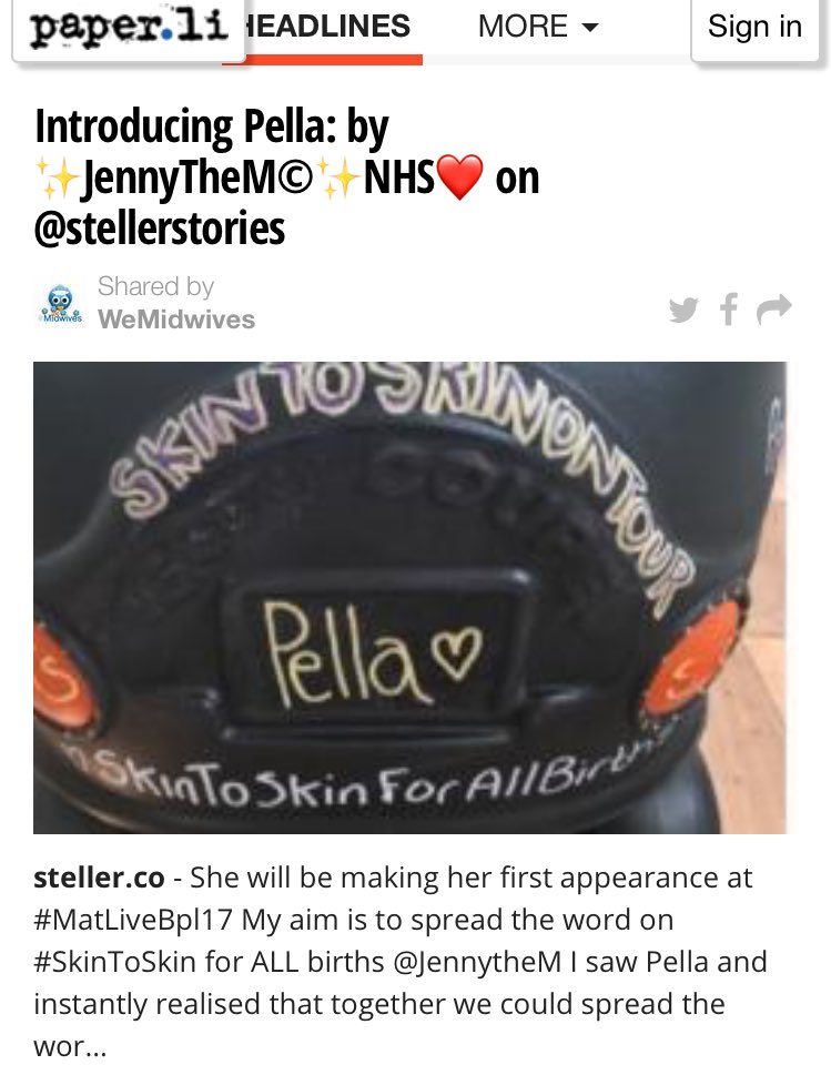 @SagefemmeSB <a href="/hannahdahlen/">Hannah Dahlen AM</a> <a href="/MidwivesRCM/">Royal College of Midwives 💙</a> Thanks for featuring our <a href="/StellerStories/">Steller</a> Sheena!
Love <a href="/JennytheM/">✨JennyTheM©✨💙ENFP-T #BirthLeadership</a>'s Pella story 🚖 #SkinToSkin #MatExp #BetterBirths #rcmconf17 💜